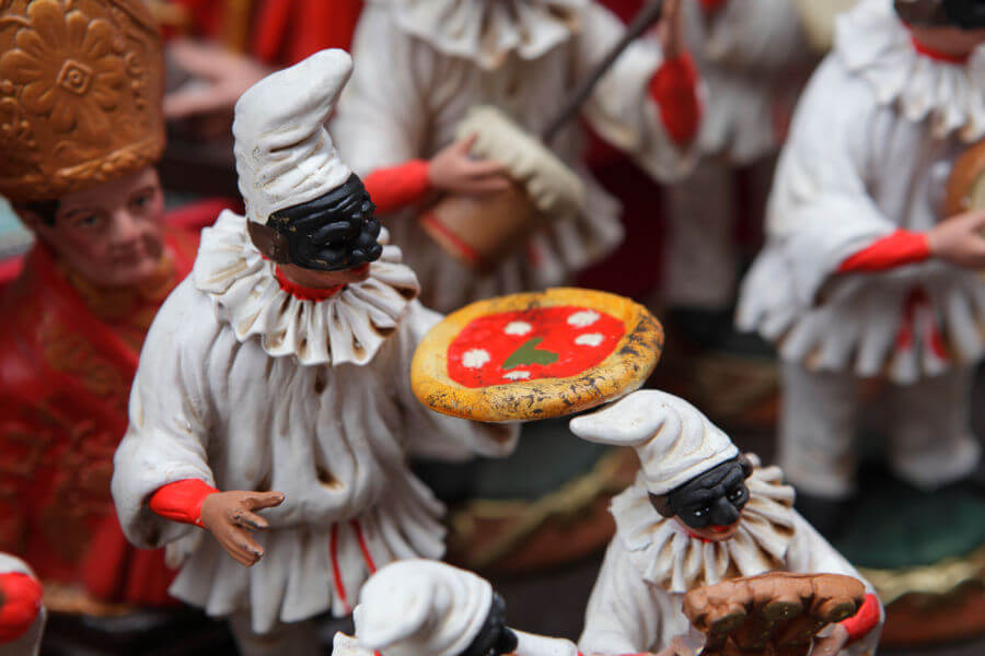 Statues handmade in San Gregorio Armeno