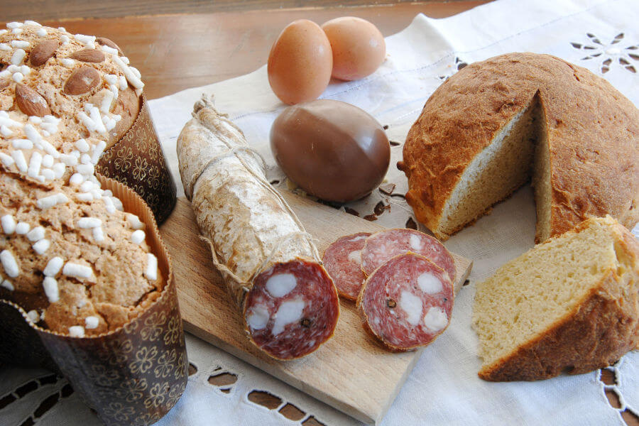 Traditional easter foods